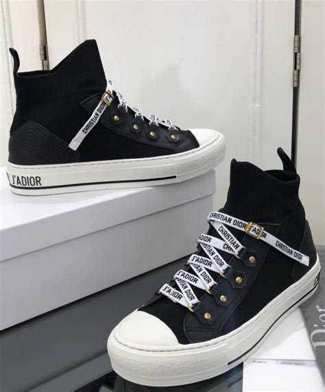 dior black high tops